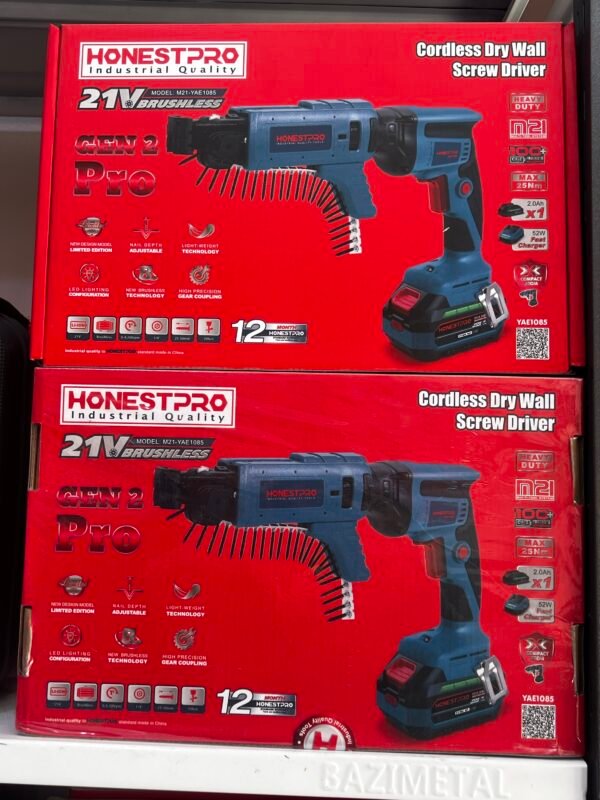 Visseuse placo honestpro sans fil (brushlles) 21v/25N.m